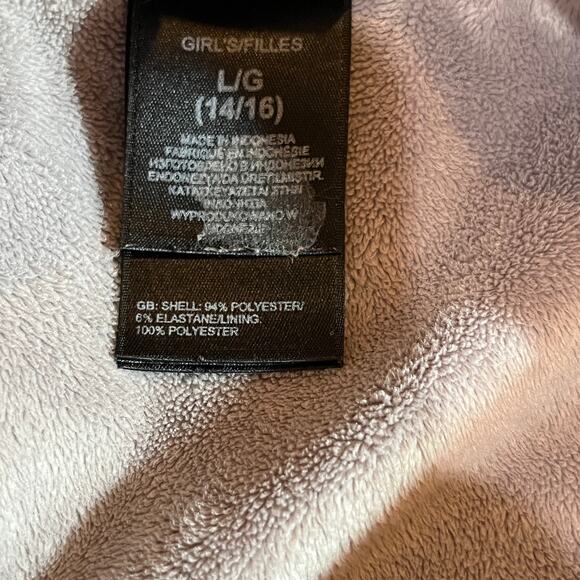 The North Face Jacket Girls Large 14/16 Pink Fleece Lining Zip Up Outdoor Travel - Picture 13 of 16